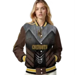 wyoming-cowboys-arrow-layer-brown-black-varsity-jacket-best-selling.webp