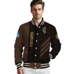 wyoming-cowboys-triple-side-stripes-brown-black-varsity-jacket-best-selling.webp