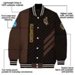 wyoming-cowboys-triple-side-stripes-brown-black-varsity-jacket-best-selling.webp