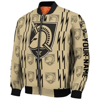 Army Black Knights Jacket - Personalized Bolt Stripe Gold