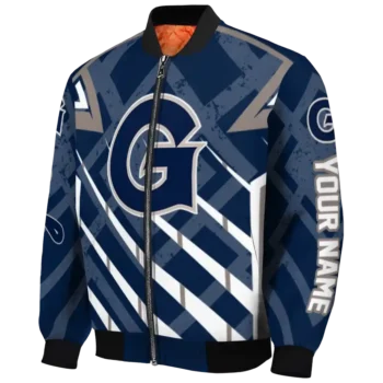 Georgetown Hoyas Jacket - Custom Chevron Angles Blue