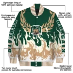 custom ohio bobcats winged blaze green white varsity jacket best selling.webp