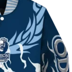 custom old dominion monarchs winged blaze blue white varsity jacket best selling.webp