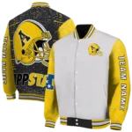 customized-appalachian-state-mountaineers-speckled-arms-black-gray-varsity-jacket-best-selling.webp