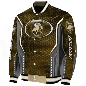 Army Black Knights Jacket - Customized Power Plate Gold Deluxe