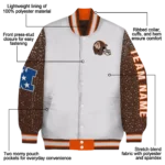 customized-bowling-green-falcons-speckled-arms-orange-gray-varsity-jacket-best-selling.webp