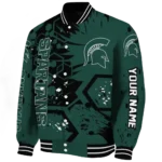 customized-michigan-state-spartans-hexagon-cluster-green-black-varsity-jacket-best-selling.webp