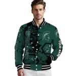 customized-michigan-state-spartans-hexagon-cluster-green-black-varsity-jacket-best-selling.webp