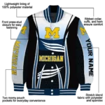 customized-michigan-wolverines-mesh-effect-blue-black-varsity-jacket-best-selling.webp