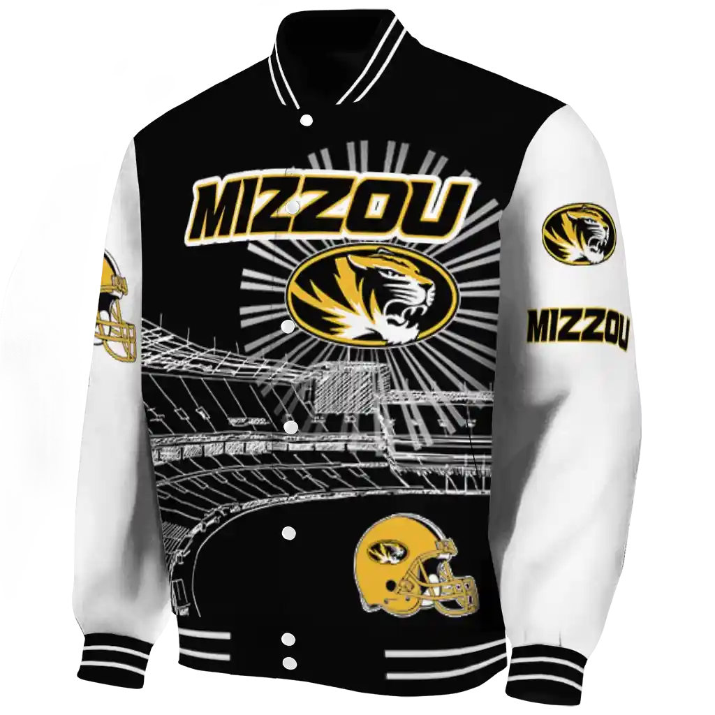 customized-missouri-tigers-ferris-arena-black-white-varsity-jacket-best-selling.webp customized missouri tigers ferris arena black white varsity jacket best selling