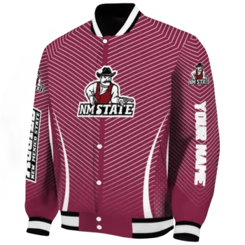 New Mexico State Aggies Jacket - Customized Chevron Arrow Crimson Deluxe