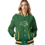 customized-north-dakota-state-bison-chevron-arrow-green-varsity-jacket-best-selling.webp