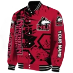 customized-northern-illinois-huskies-hexagon-cluster-red-black-varsity-jacket-best-selling.webp