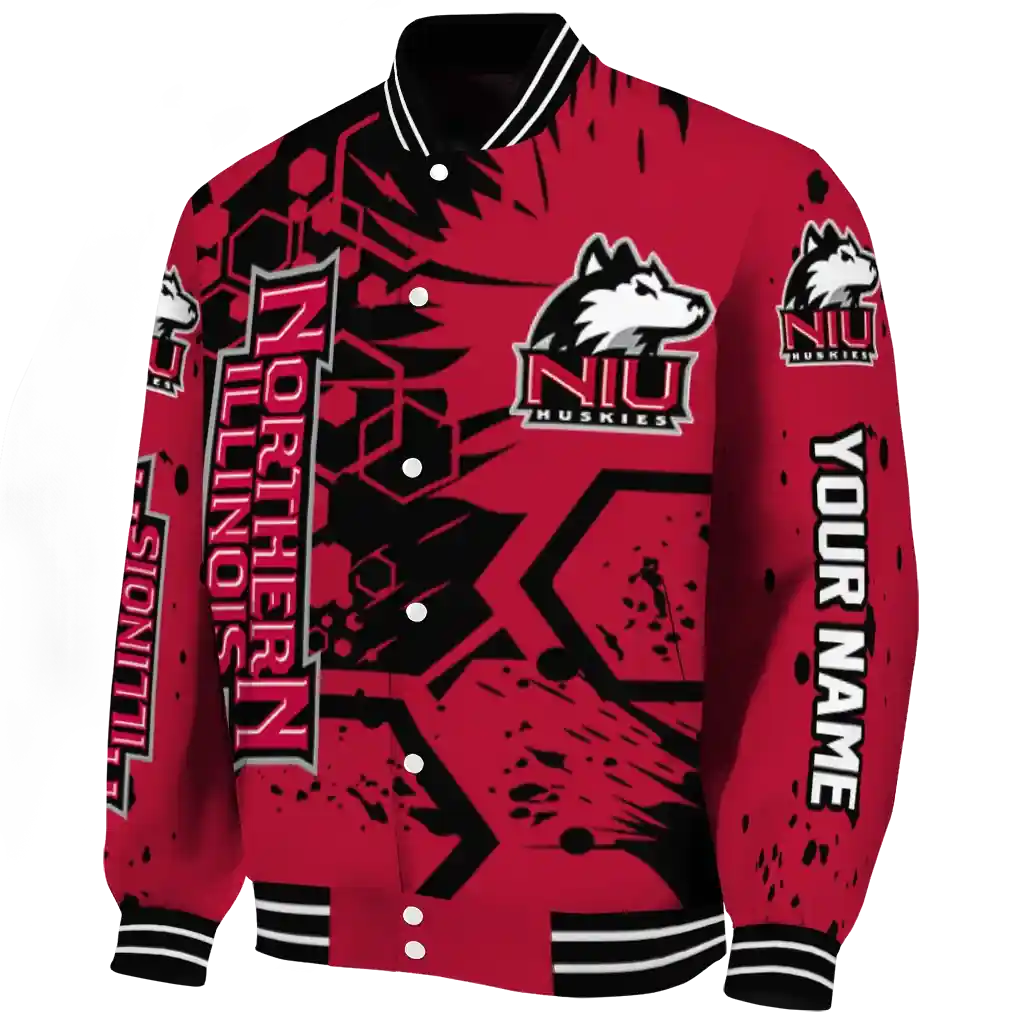 customized-northern-illinois-huskies-hexagon-cluster-red-black-varsity-jacket-best-selling.webp customized northern illinois huskies hexagon cluster red black varsity jacket best selling
