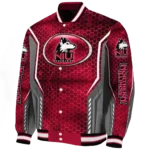 customized-northern-illinois-huskies-power-plate-red-varsity-jacket-best-selling.webp