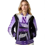 customized-northwestern-wildcats-mesh-effect-purple-black-varsity-jacket-best-selling.webp