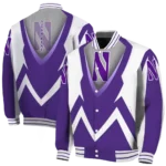 customized-northwestern-wildcats-v-stripes-purple-white-varsity-jacket-best-selling.webp
