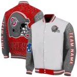 customized-ohio-state-buckeyes-speckled-arms-scarlet-gray-varsity-jacket-best-selling.webp