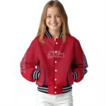 customized ole miss rebels chevron arrow red varsity jacket best selling.webp