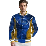 customized pittsburgh panthers power plate royal blue varsity jacket best selling.webp