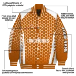 customized-texas-longhorns-hexagon-grid-orange-varsity-jacket-best-selling.webp