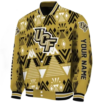 UCF Knights Jacket - Customized Pyramid Shapes Gold Deluxe