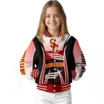 customized usc trojans mesh effect red black varsity jacket best selling.webp