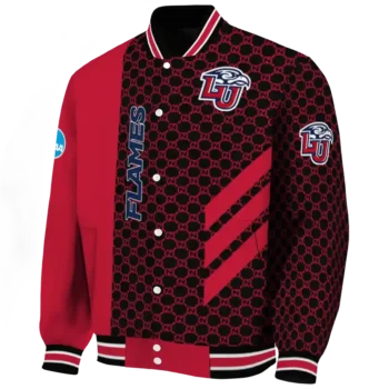 Liberty Flames Jacket - Triple Side Stripes Red Black Deluxe