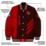 louisville-cardinals-triple-side-stripes-red-black-varsity-jacket-best-selling.webp