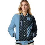 north-carolina-tar-heels-triple-side-stripes-light-blue-black-varsity-jacket-best-selling.webp