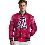 personalized-arizona-wildcats-bolt-stripe-red-varsity-jacket-best-selling.webp