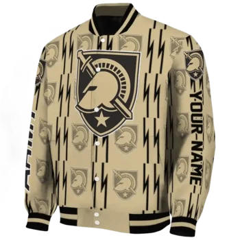 Army Black Knights Jacket - Personalized Bolt Stripe Gold Deluxe