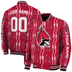 personalized-ball-state-cardinals-bolt-stripe-red-varsity-jacket-best-selling.webp