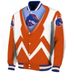 personalized-boise-state-broncos-v-stripes-orange-white-varsity-jacket-best-selling.webp