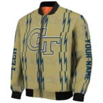 personalized-georgia-tech-yellow-jackets-bolt-stripe-gold-bomber-jacket-best-selling.webp