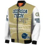 personalized-georgia-tech-yellow-jackets-ferris-arena-gold-white-bomber-jacket-best-selling.webp