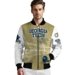 personalized-georgia-tech-yellow-jackets-ferris-arena-gold-white-bomber-jacket-best-selling.webp