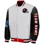 personalized-jacksonville-state-gamecocks-speckled-arms-red-gray-varsity-jacket-best-selling.webp