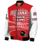 personalized-louisiana-ragin-cajuns-ferris-arena-red-white-bomber-jacket-best-selling.webp