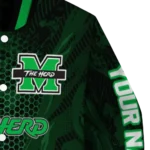 personalized-marshall-thundering-herd-hexagon-mesh-green-black-varsity-jacket-best-selling.webp