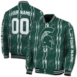 personalized-michigan-state-spartans-bolt-stripe-green-varsity-jacket-best-selling.webp