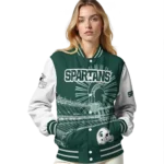 personalized-michigan-state-spartans-ferris-arena-green-white-varsity-jacket-best-selling.webp