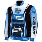 personalized-middle-tennessee-blue-raiders-mesh-effect-blue-black-varsity-jacket-best-selling.webp
