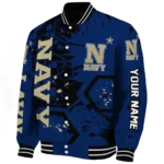 personalized-navy-midshipmen-hexagon-cluster-blue-black-varsity-jacket-best-selling.webp