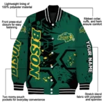personalized-north-dakota-state-bison-hexagon-cluster-green-black-varsity-jacket-best-selling.webp