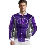 personalized-northwestern-wildcats-power-plate-purple-varsity-jacket-best-selling.webp