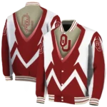 personalized-oklahoma-sooners-v-stripes-crimson-white-varsity-jacket-best-selling.webp