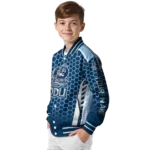 personalized-old-dominion-monarchs-hexagon-grid-blue-varsity-jacket-best-selling.webp