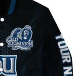 personalized old dominion monarchs hexagon mesh blue black varsity jacket best selling.webp