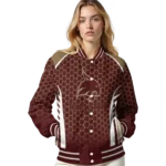 personalized-texas-state-bobcats-hexagon-grid-maroon-varsity-jacket-best-selling.webp